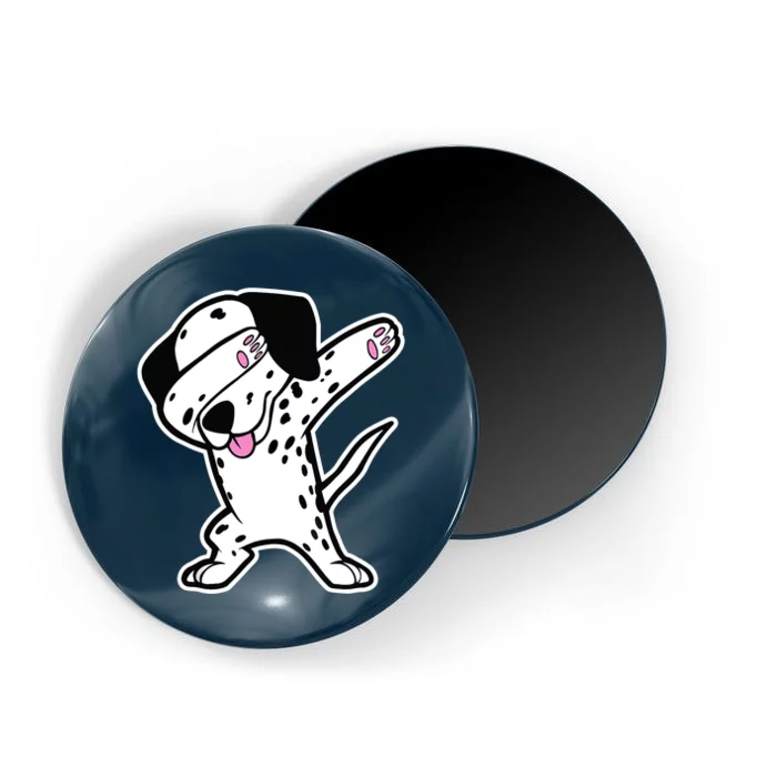 Dalmatian Dabbing Design Funny Dalmation Dab Dog Dance Magnet