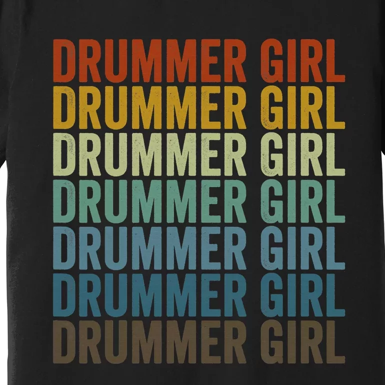 Drummer  Drummer  Drumming Musician Drum Lover Premium T-Shirt