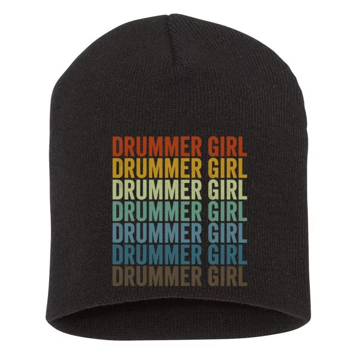 Drummer  Drummer  Drumming Musician Drum Lover Short Acrylic Beanie