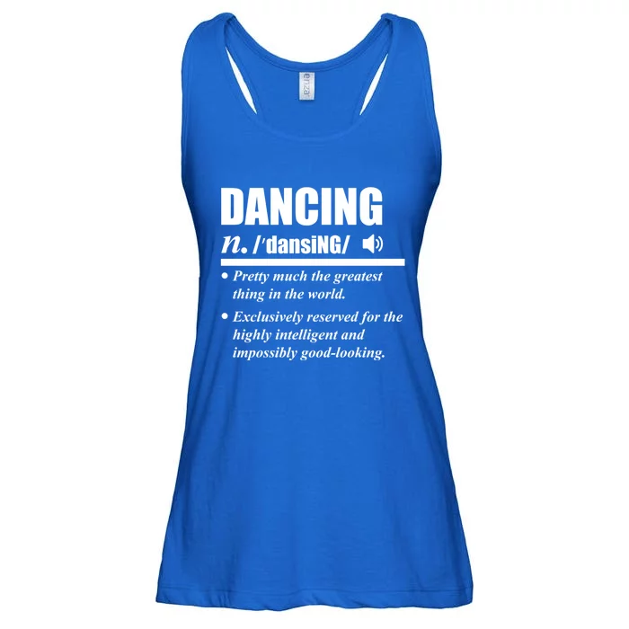 Dancing Definition Dancers Dance Day Graphic Gift Ladies Essential Flowy Tank