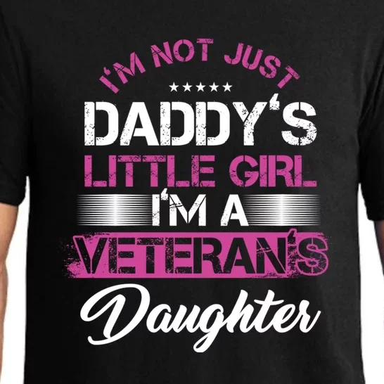 Daddy Dad Daughter Veterans Veteran Father Gift Pajama Set