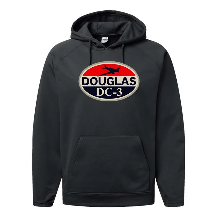 Douglas Dc3 Dakota Performance Fleece Hoodie