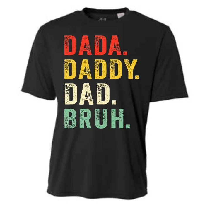 Dada Daddy Dad Bruh Fathers Day Dad Cooling Performance Crew T-Shirt