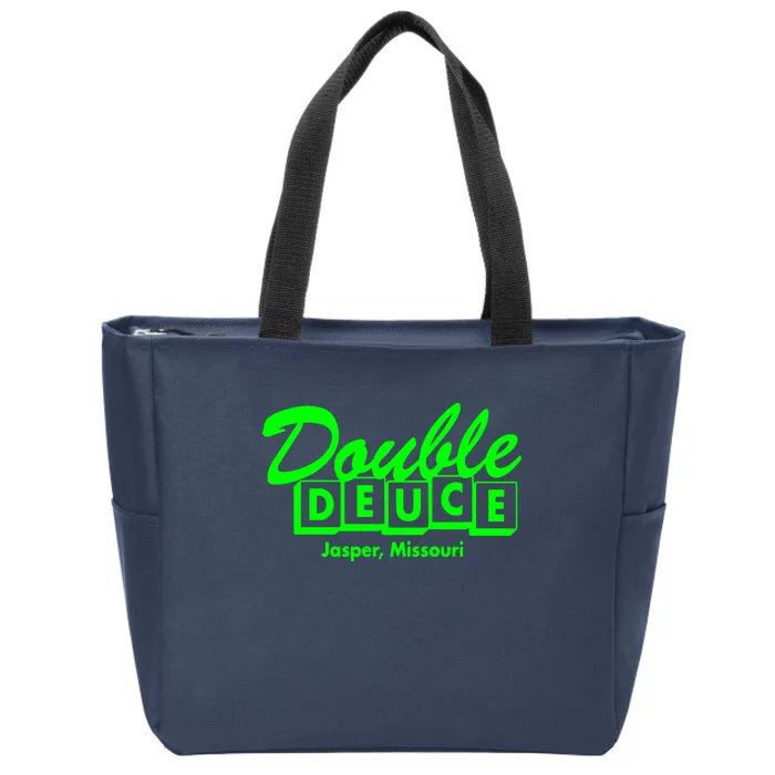 Double Deuce Zip Tote Bag