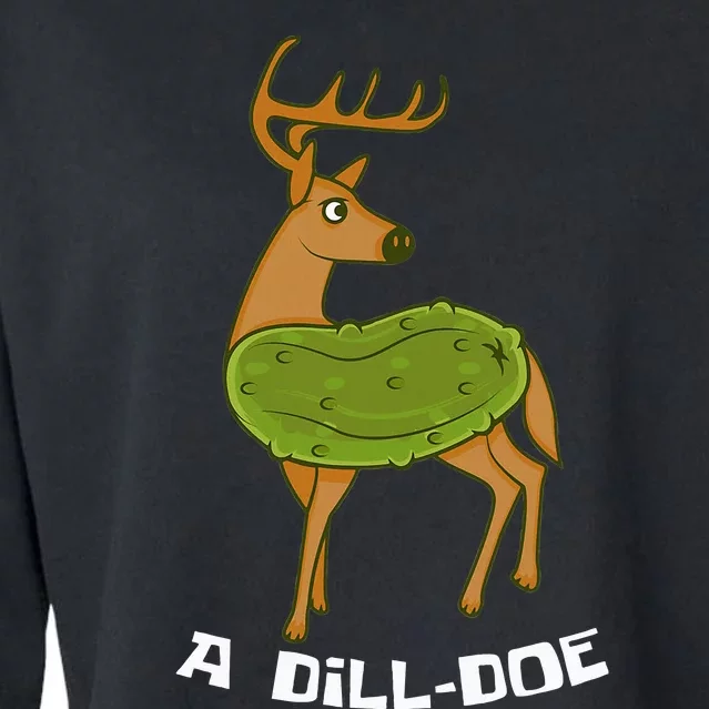 Dill Doe Dildo Comic And Joke Fan Cropped Pullover Crew