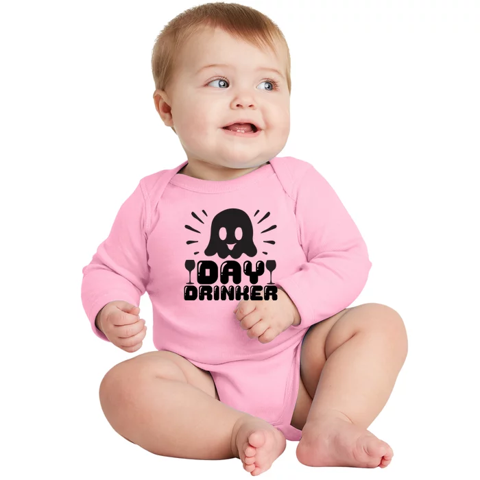 Day Drinker Baby Long Sleeve Bodysuit