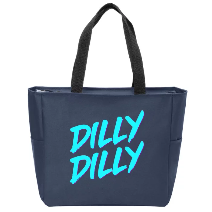 Dilly Dilly Drinking Beer Funny Beer Meme Quote Zip Tote Bag