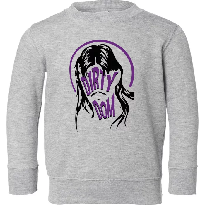 Dominikmysterio Dirty Dom Mullet Toddler Sweatshirt