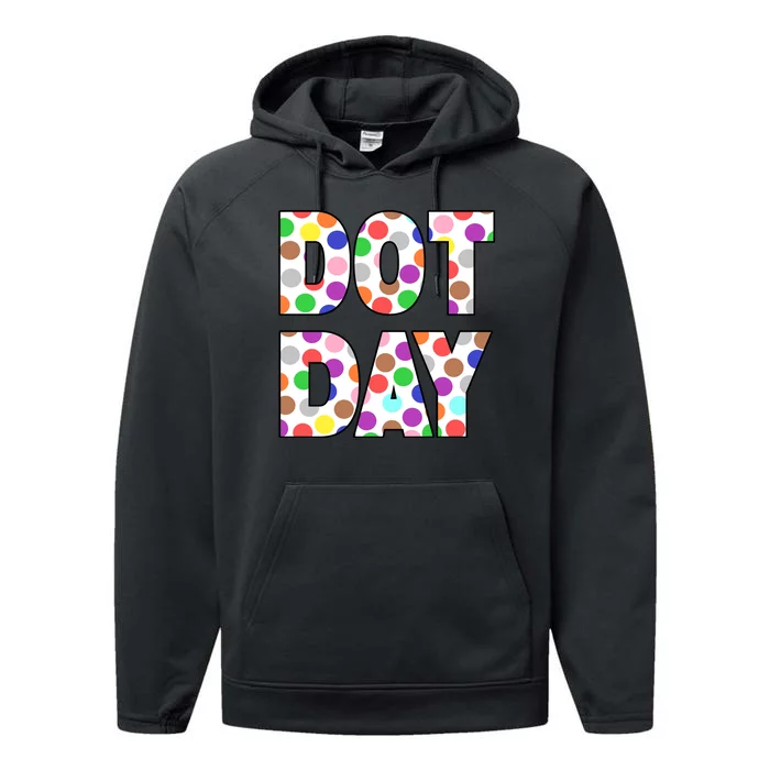 Dotty Dot Day Performance Fleece Hoodie