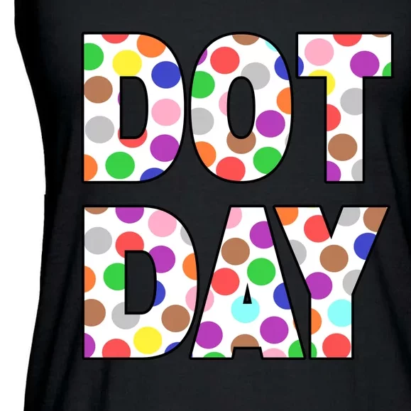 Dotty Dot Day Ladies Essential Flowy Tank