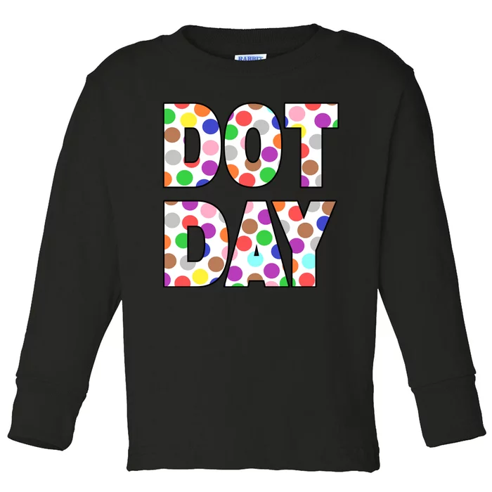 Dotty Dot Day Toddler Long Sleeve Shirt