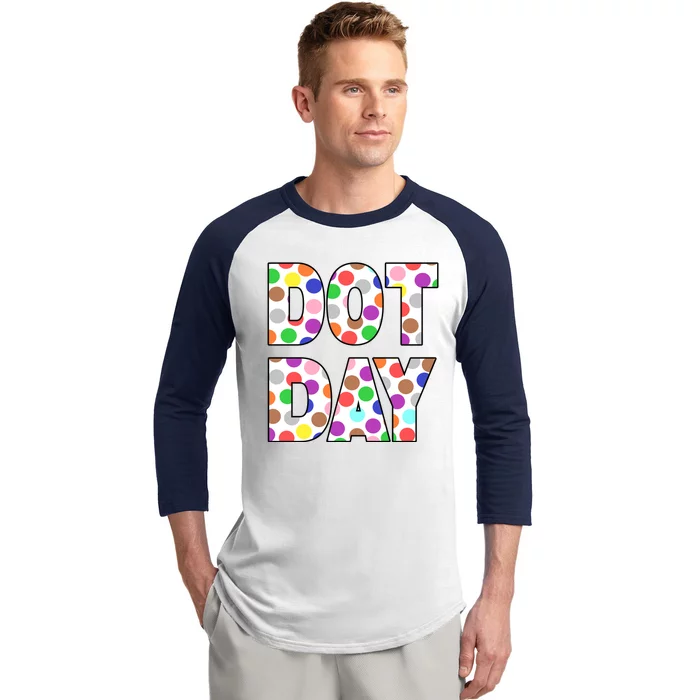 Dotty Dot Day Baseball Sleeve Shirt