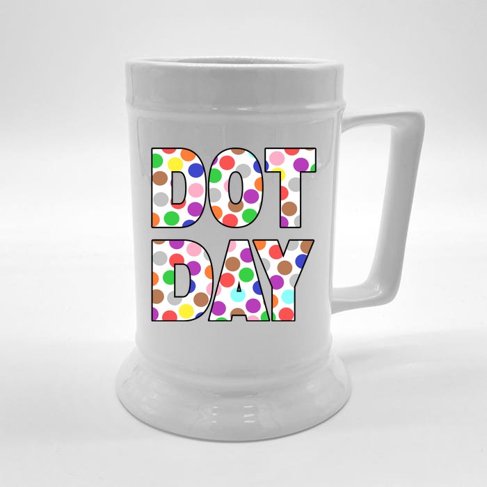 Dotty Dot Day Front & Back Beer Stein