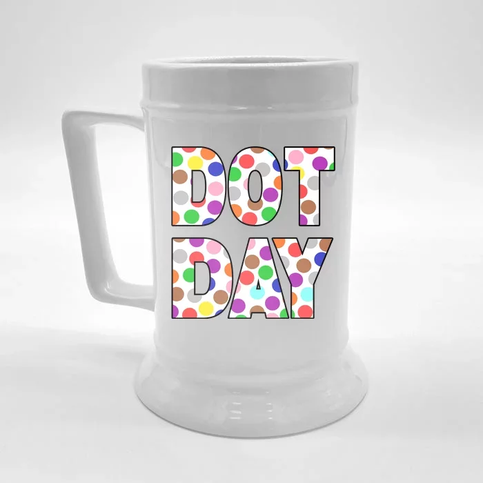 Dotty Dot Day Front & Back Beer Stein