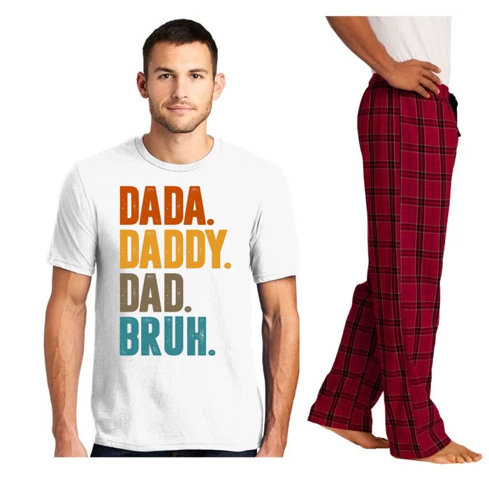 Dada Daddy Dad Bruh Vintage Pajama Set