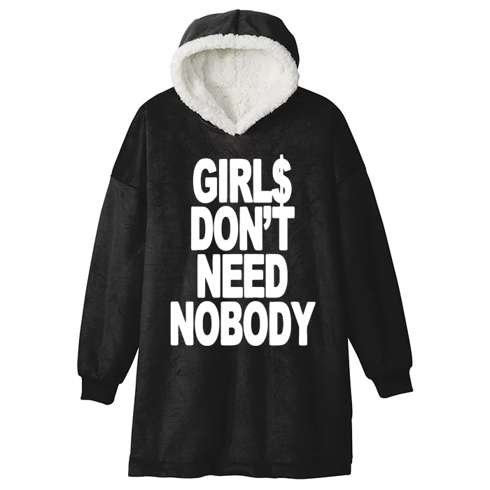 Dom Dolla Don’T Need Nobody Hooded Wearable Blanket