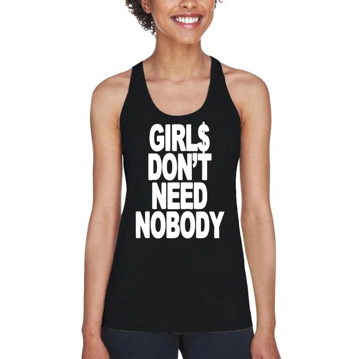 Dom Dolla Don’T Need Nobody Women's Racerback Tank