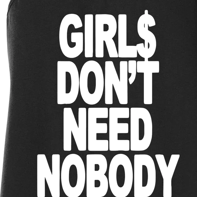 Dom Dolla Don’T Need Nobody Women's Racerback Tank