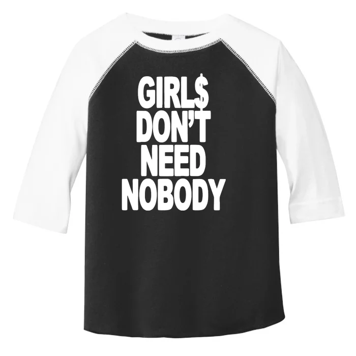 Dom Dolla Don’T Need Nobody Toddler Fine Jersey T-Shirt