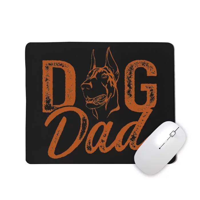 Doberman Dog Dad Dobie Mousepad