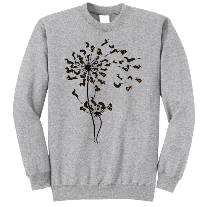 Dachshund Dandelion Tall Sweatshirt