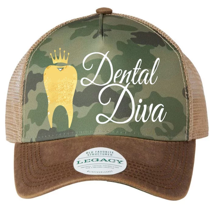 Dental Diva Dentists Assistants Hygienists Dentistry Office Legacy Tie Dye Trucker Hat