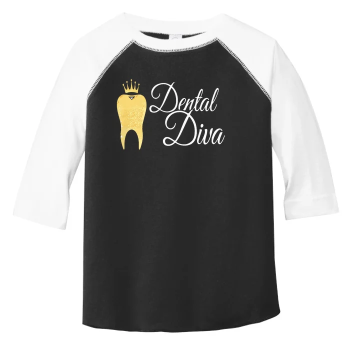 Dental Diva Dentists Assistants Hygienists Dentistry Office Toddler Fine Jersey T-Shirt