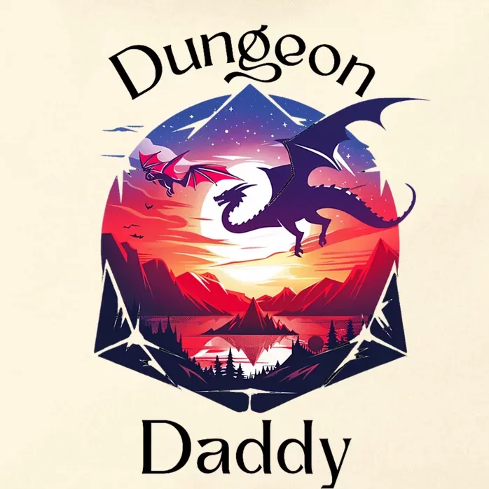 Dungeon Daddy Design For Ttrpg Lovers Zip Tote Bag