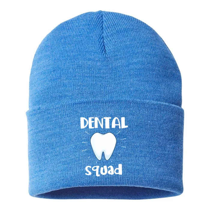 Dentist Dentistry Dental Squad Assistant Hygienist Meaningful Gift Sustainable Knit Beanie