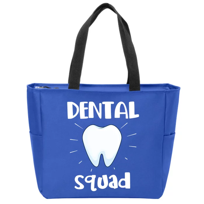 Dentist Dentistry Dental Squad Assistant Hygienist Meaningful Gift Zip Tote Bag