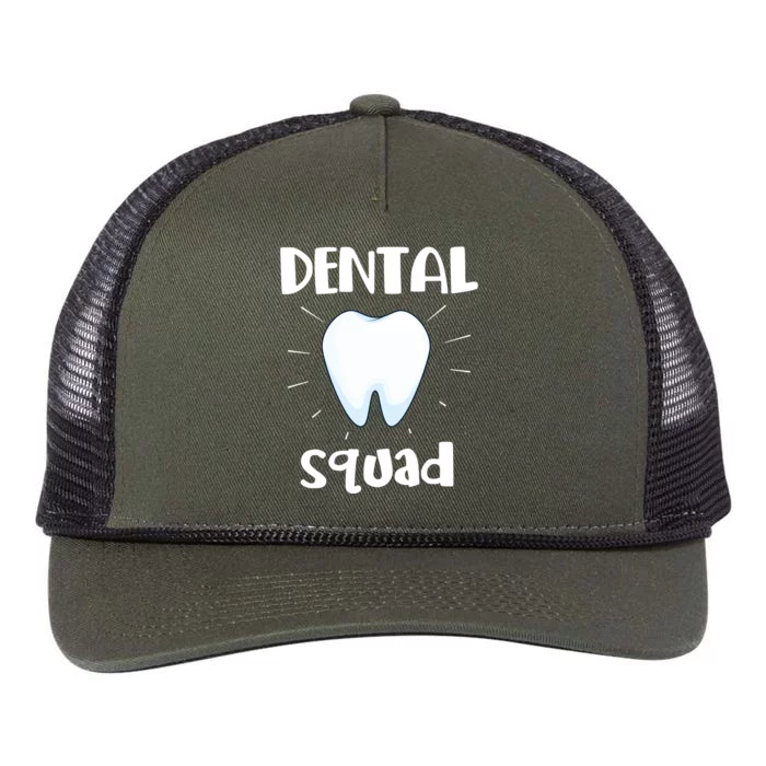 Dentist Dentistry Dental Squad Assistant Hygienist Meaningful Gift Retro Rope Trucker Hat Cap