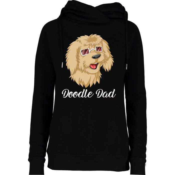 Doodle Dad Womens Funnel Neck Pullover Hood