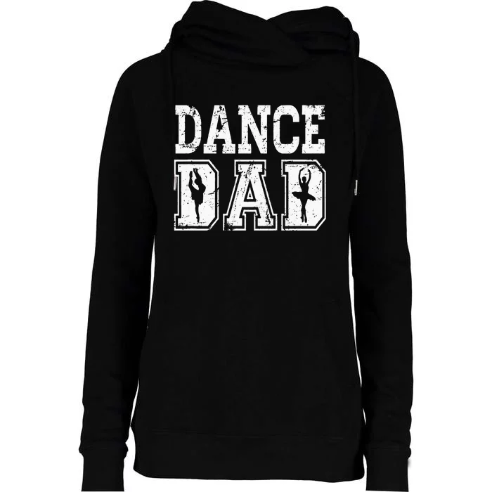 Distressed Dance Dad Ballet Great Gift For Men Womens Funnel Neck Pullover Hood