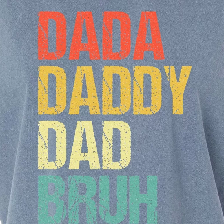 Dada Daddy Dad Bruh Garment-Dyed Women's Muscle Tee