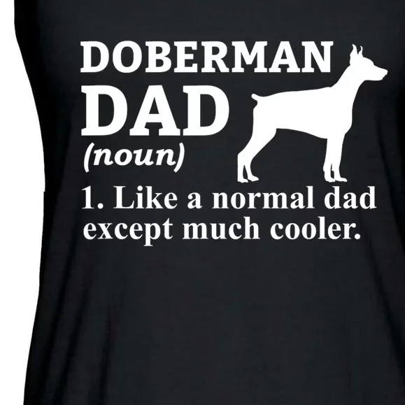 Doberman Dad Doberman Pinscher Dog Ladies Essential Flowy Tank