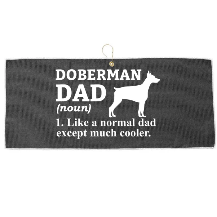 Doberman Dad Doberman Pinscher Dog Large Microfiber Waffle Golf Towel