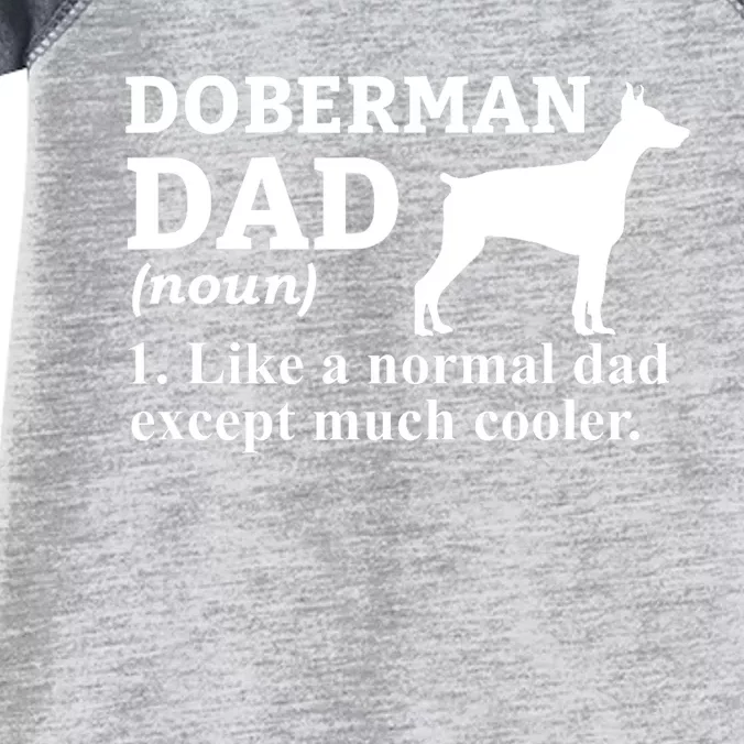 Doberman Dad Doberman Pinscher Dog Infant Baby Jersey Bodysuit