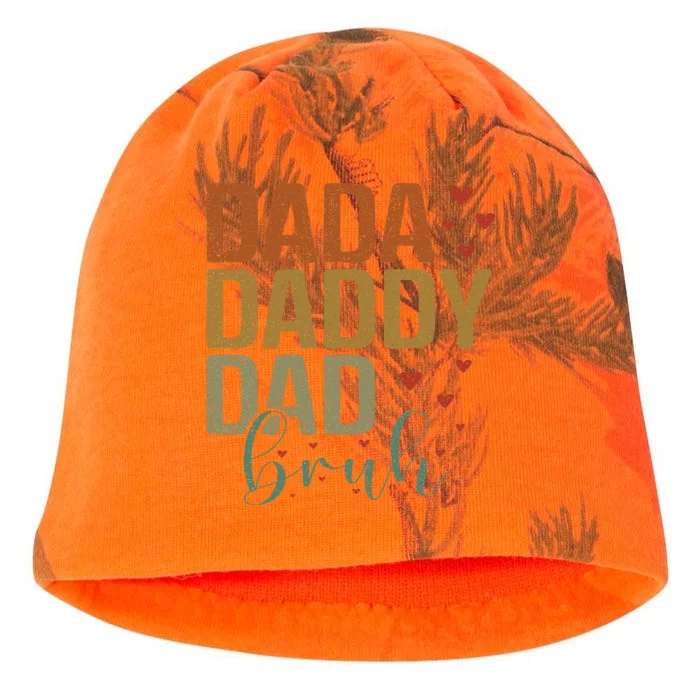 Dada Daddy Dad Bruh Awesome Like My Daughter FatherS Day Kati - Camo Knit Beanie