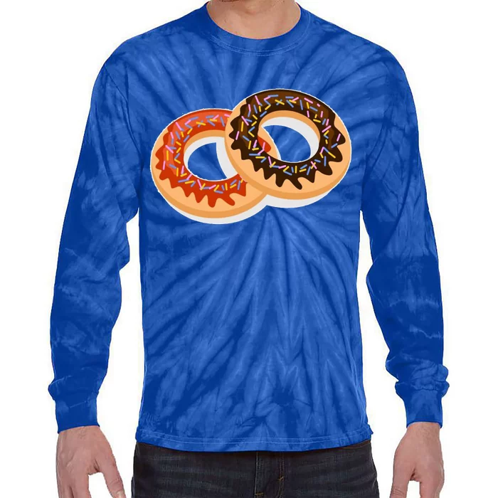 Dual Doughnuts Tie-Dye Long Sleeve Shirt