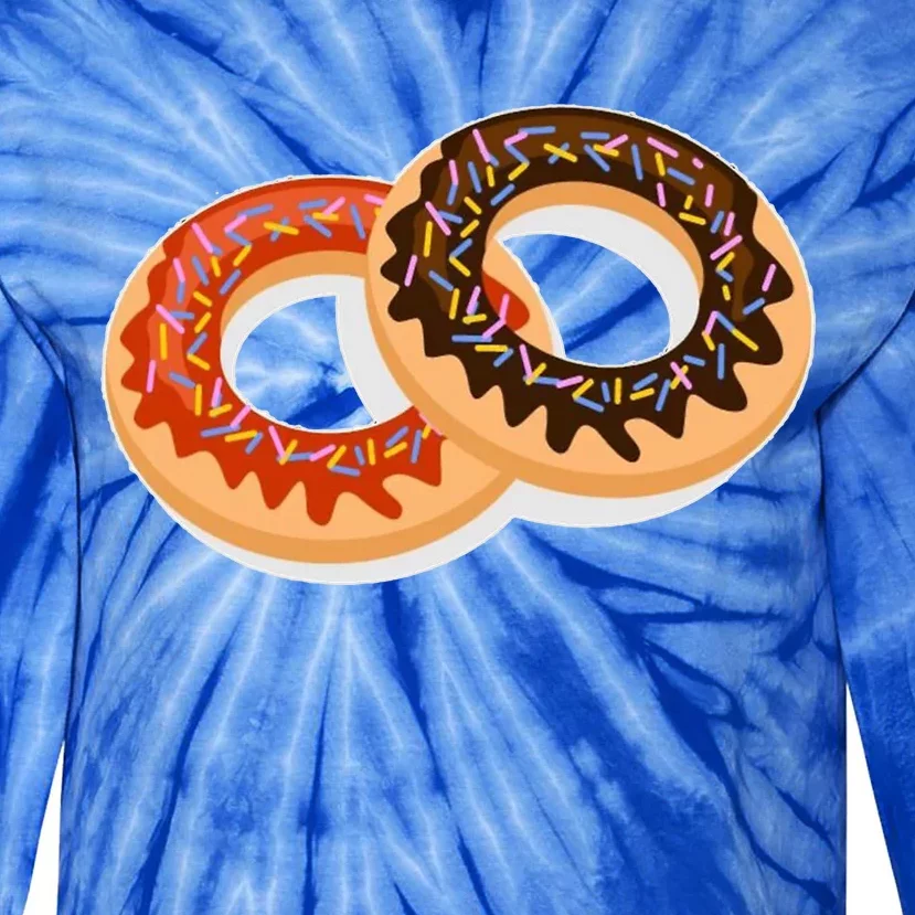 Dual Doughnuts Tie-Dye Long Sleeve Shirt