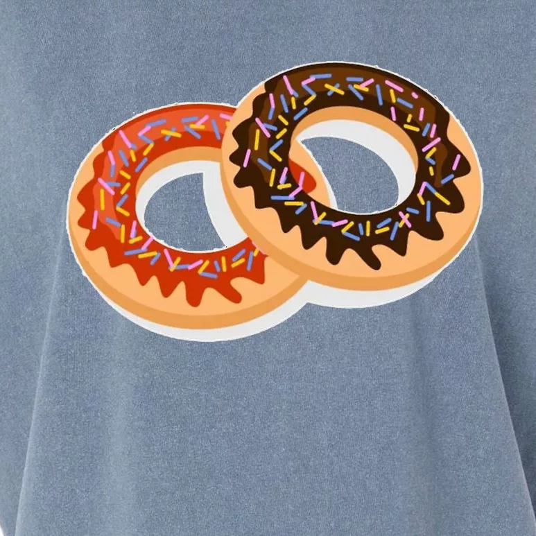 Dual Doughnuts Garment-Dyed Women's Muscle Tee