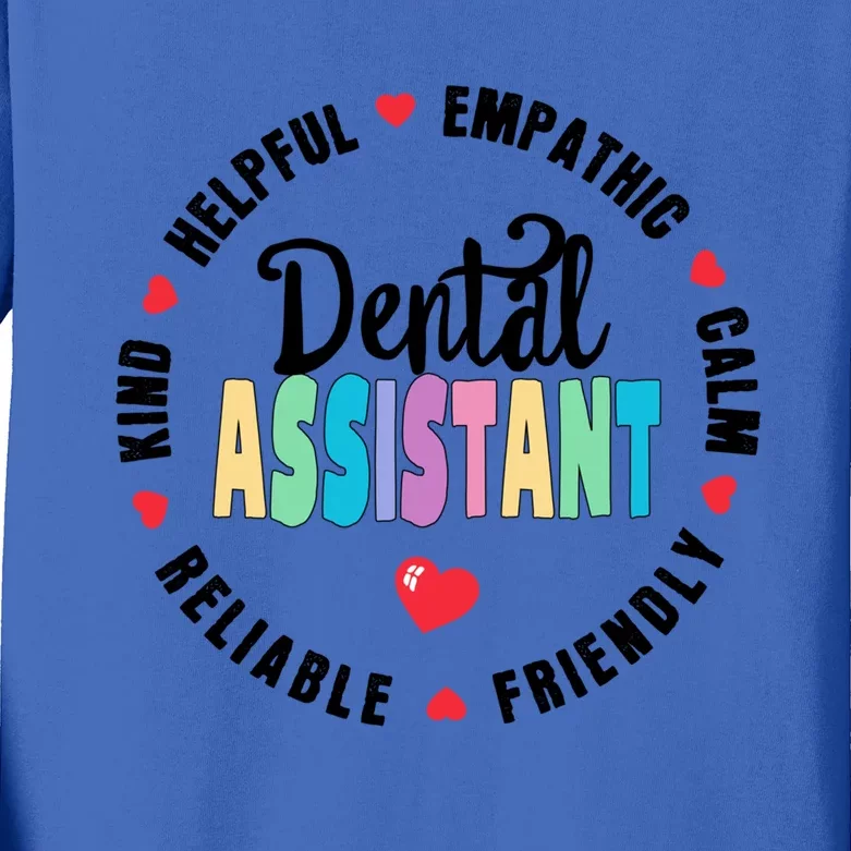 Dentistry Dentist Dental Assistant Dental Squad Hygienist Gift Kids Long Sleeve Shirt