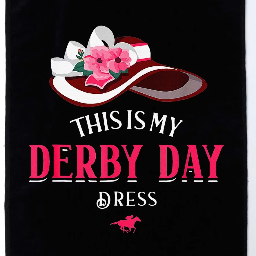 Derby Day Derby Kentucky Horse Derby Dress Platinum Collection Golf Towel