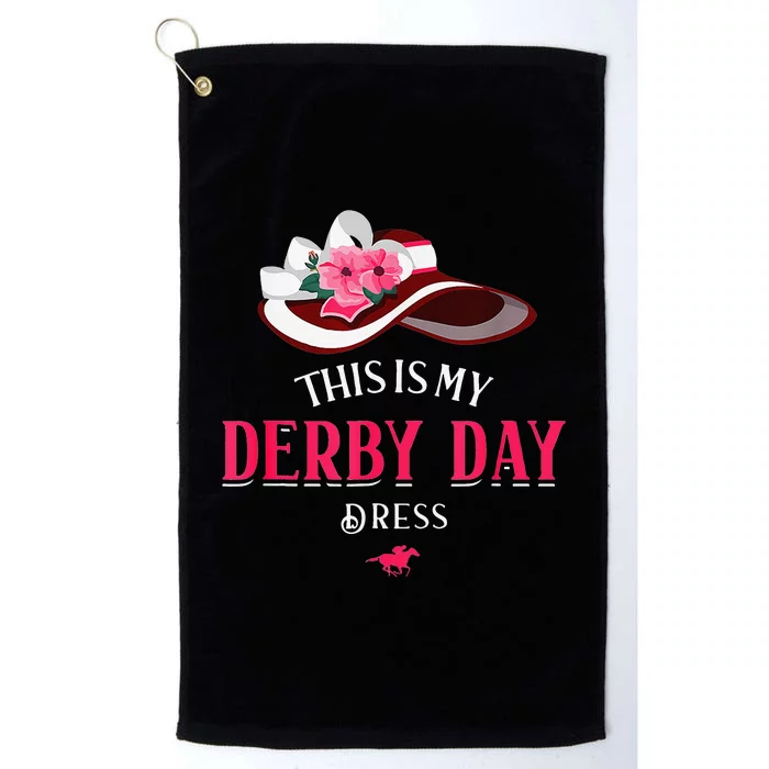 Derby Day Derby Kentucky Horse Derby Dress Platinum Collection Golf Towel