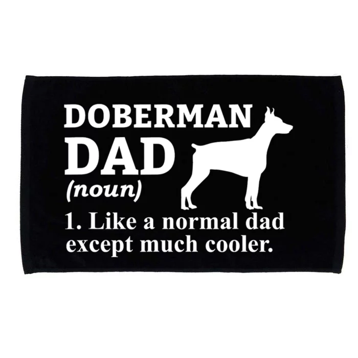 Doberman Dad Doberman Pinscher Dog Microfiber Hand Towel