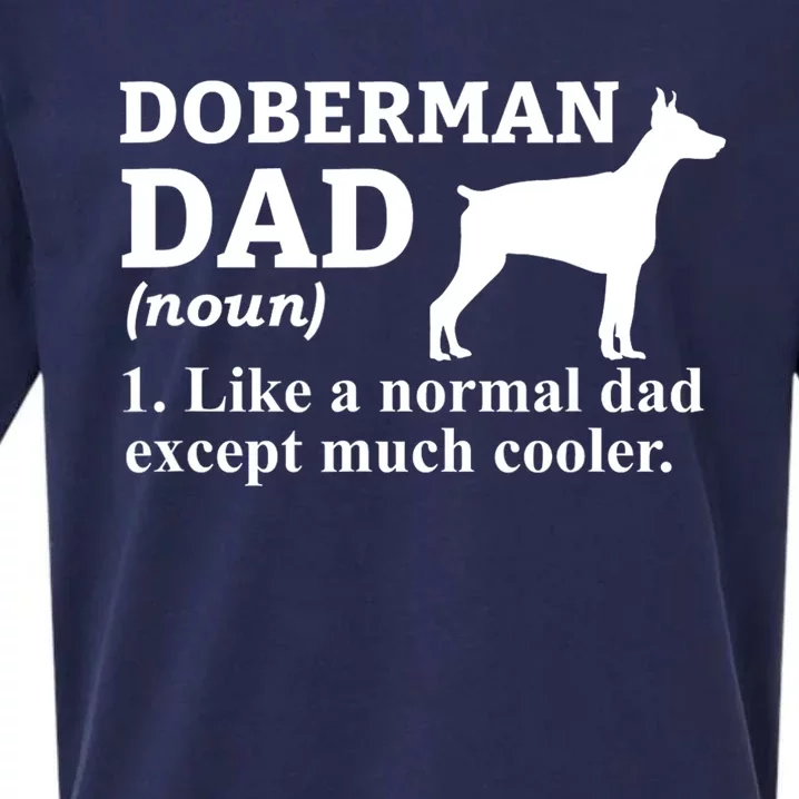 Doberman Dad Doberman Pinscher Dog Sueded Cloud Jersey T-Shirt