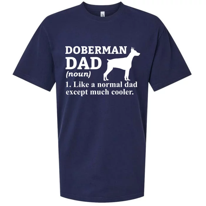 Doberman Dad Doberman Pinscher Dog Sueded Cloud Jersey T-Shirt