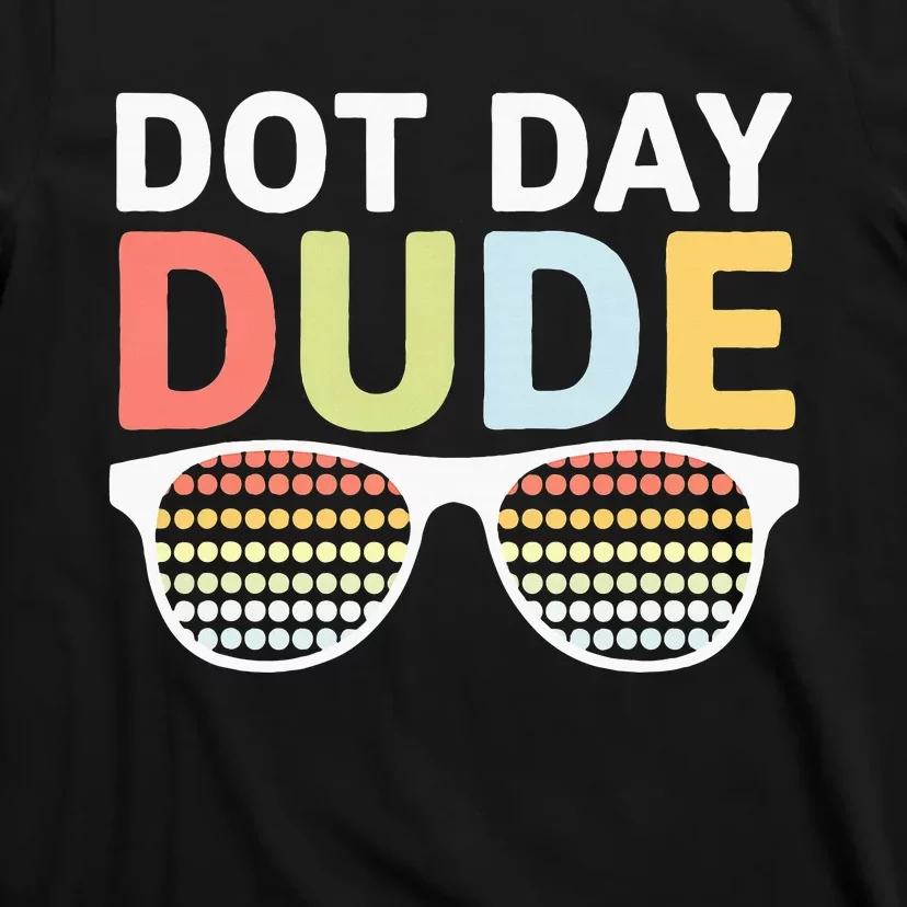 Dot Day Dotted Dude Glasses T-Shirt