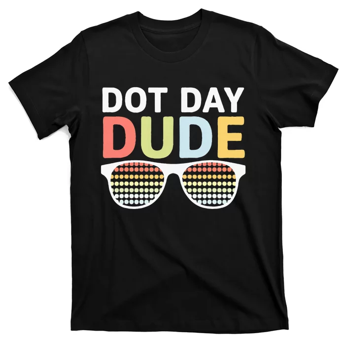 Dot Day Dotted Dude Glasses T-Shirt