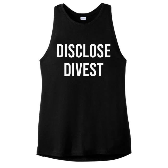 Disclose Divest Ladies Tri-Blend Wicking Tank